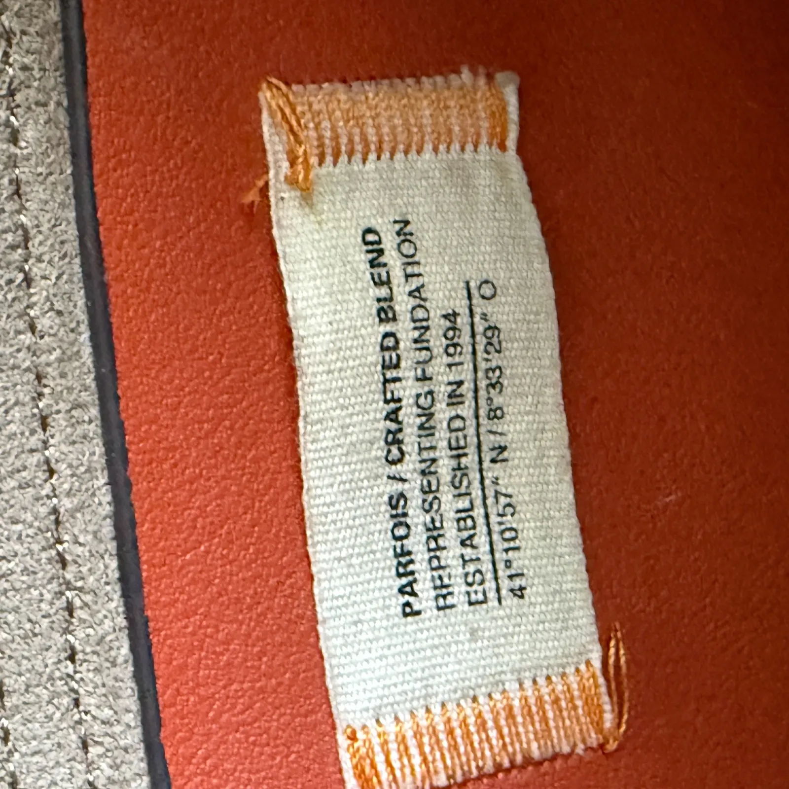 Parfois Shoulder Bag Suede Flap Closure‎ Copper Color Purse Orange - Image 8