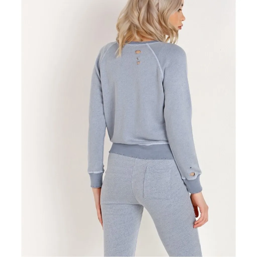 🛎️ 5/$20 n: Philanthropy Gayla Distressed Sweatshirt Size S - Image 15