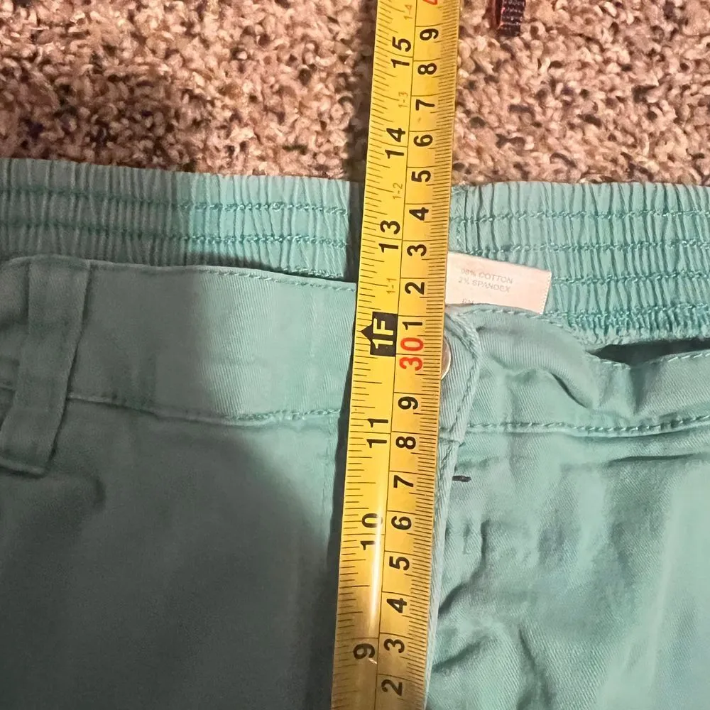 Blair Blue-Green Casual Straight Leg Pants Comfortable Elastic Waist Size‎ 18W - Image 4