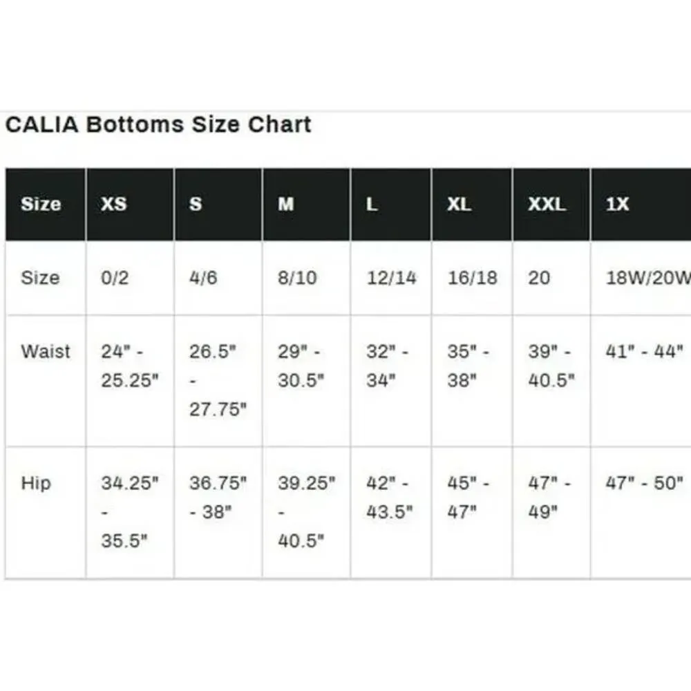 CALIA High Waisted Ruched Side Tie Swim Bikini Bottoms Orange Multi XXL *READ* - Image 9