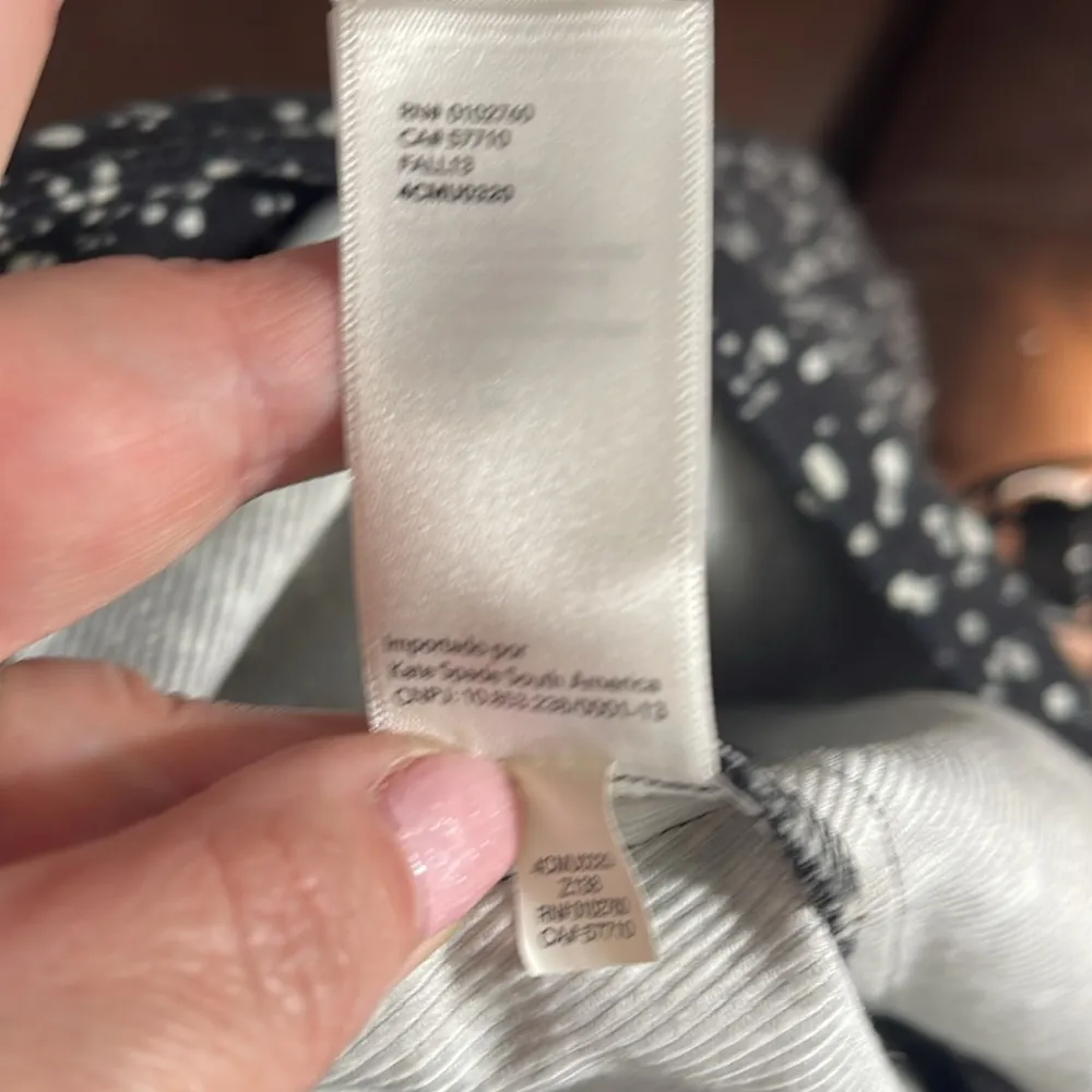 SATURDAY Cotton Corduroy Paint Platter Print Mini Skater Skirt Size 6 - Image 5