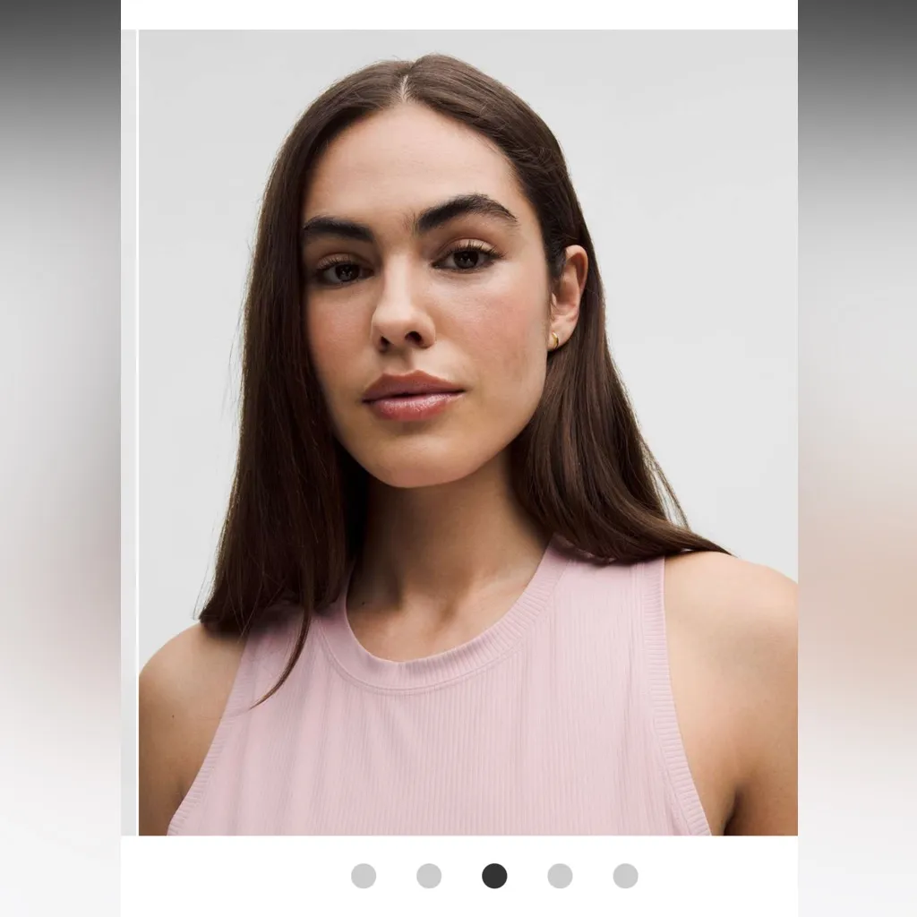 NWT Lululemon All Aligned Ribbed Midi Dress / PKHZ ( pink haze) - Image 5