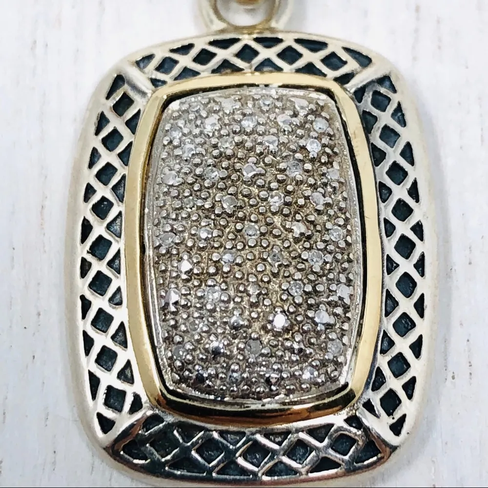 Diamonds, 14K,  necklace, 60g - Image 8