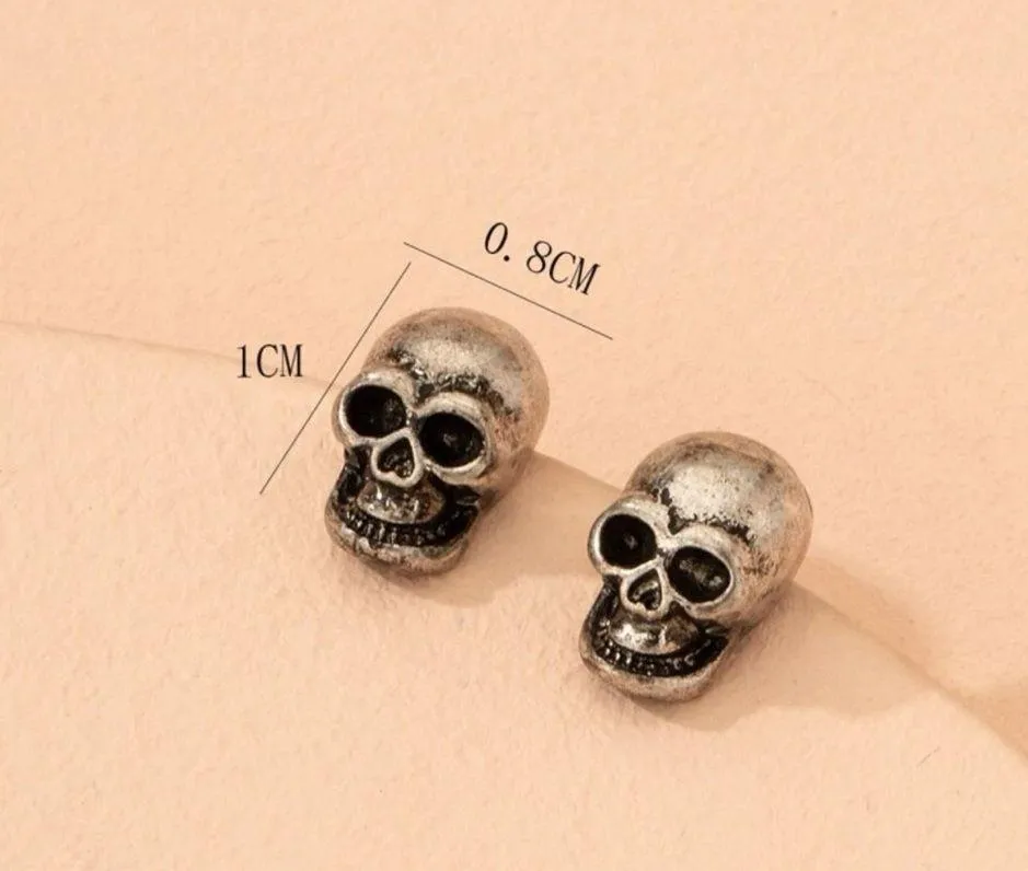 Skull head earrings - Image 5