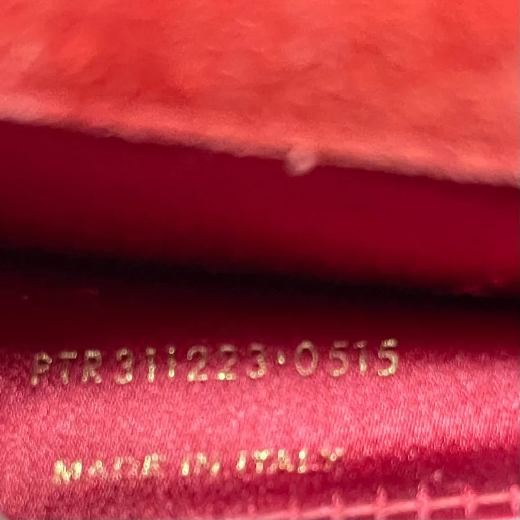 Saint Laurent YSL Belle de Jour Red Patent Leather Clutch Bag - Image 14