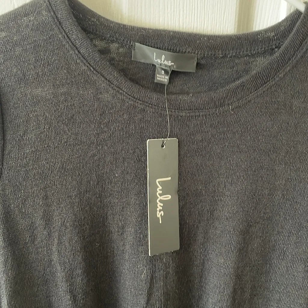 Lulus Easy Beauty black knit bodysuit - Image 6