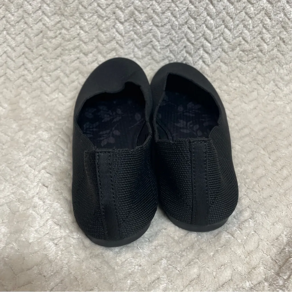 Skechers Cleo Black Knit Stretchy Ballet Flats Women’s 8 | classic preppy - Image 7