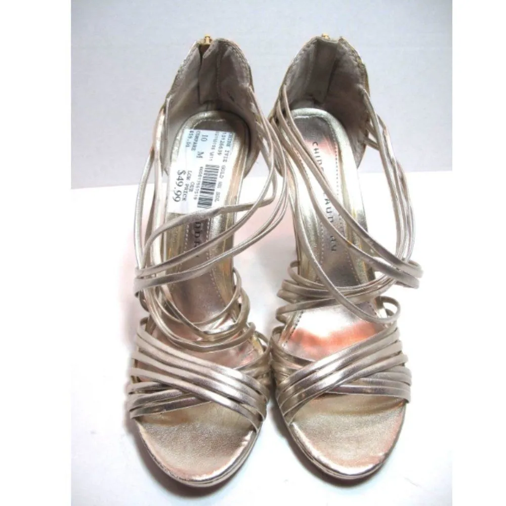 Chinese Laundry 'Ivie' Gold Metallic Stiletto Heel - Image 7