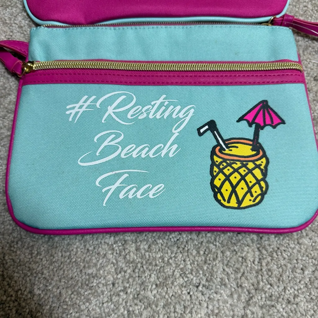 NWT Luv Betsey Johnson Beach Please! And Resting Beach Face‎ Wristlets - Image 2