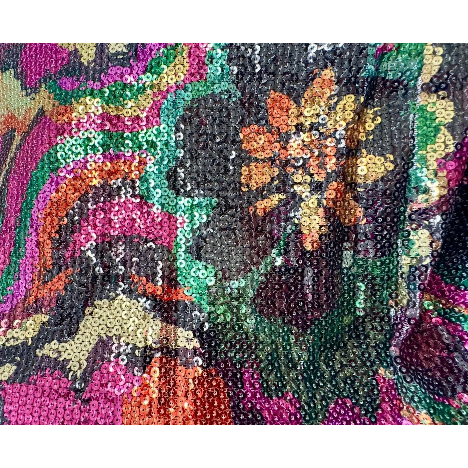 JENNIFER GRACE Catroux Sequin Feather Long Dress In Hysteria SAMPLE PIECE READ - Image 7