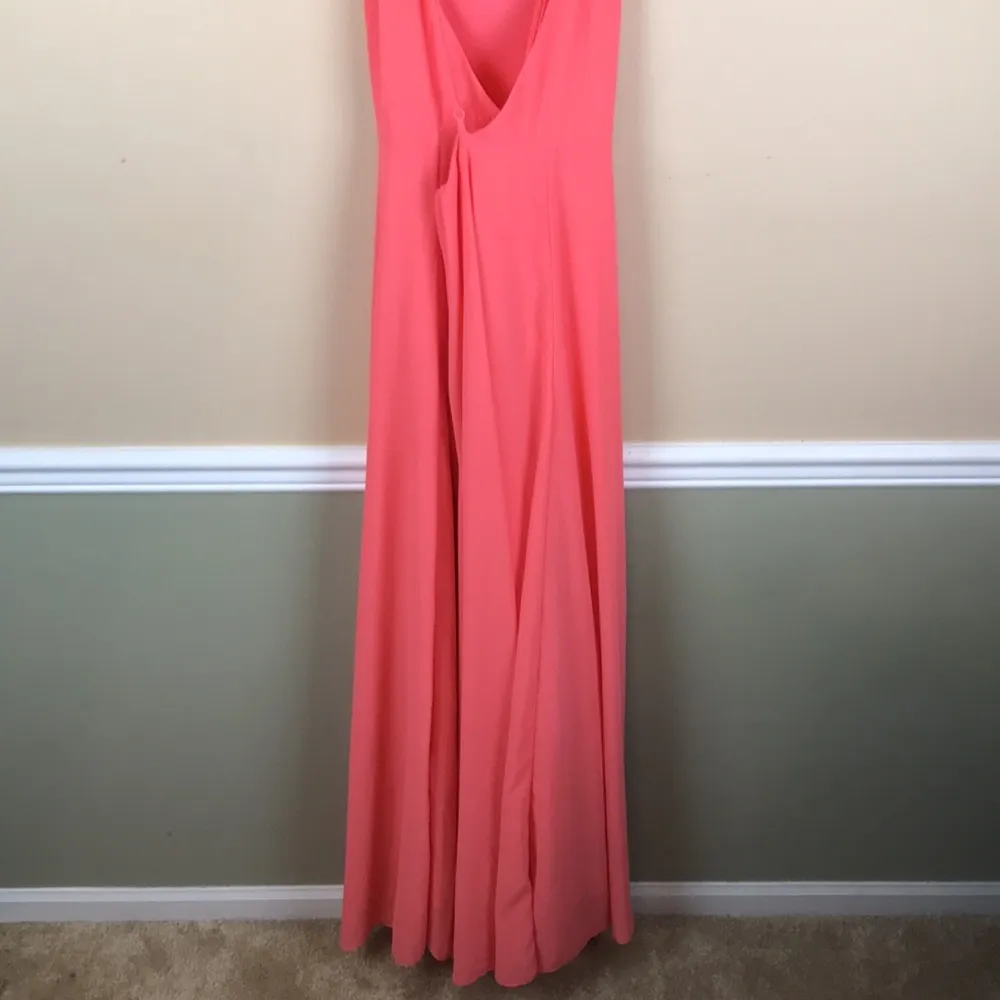 Women’s Mythical Kind of Love Pink Cross Strap Open Back Maxi Dress - Image 6