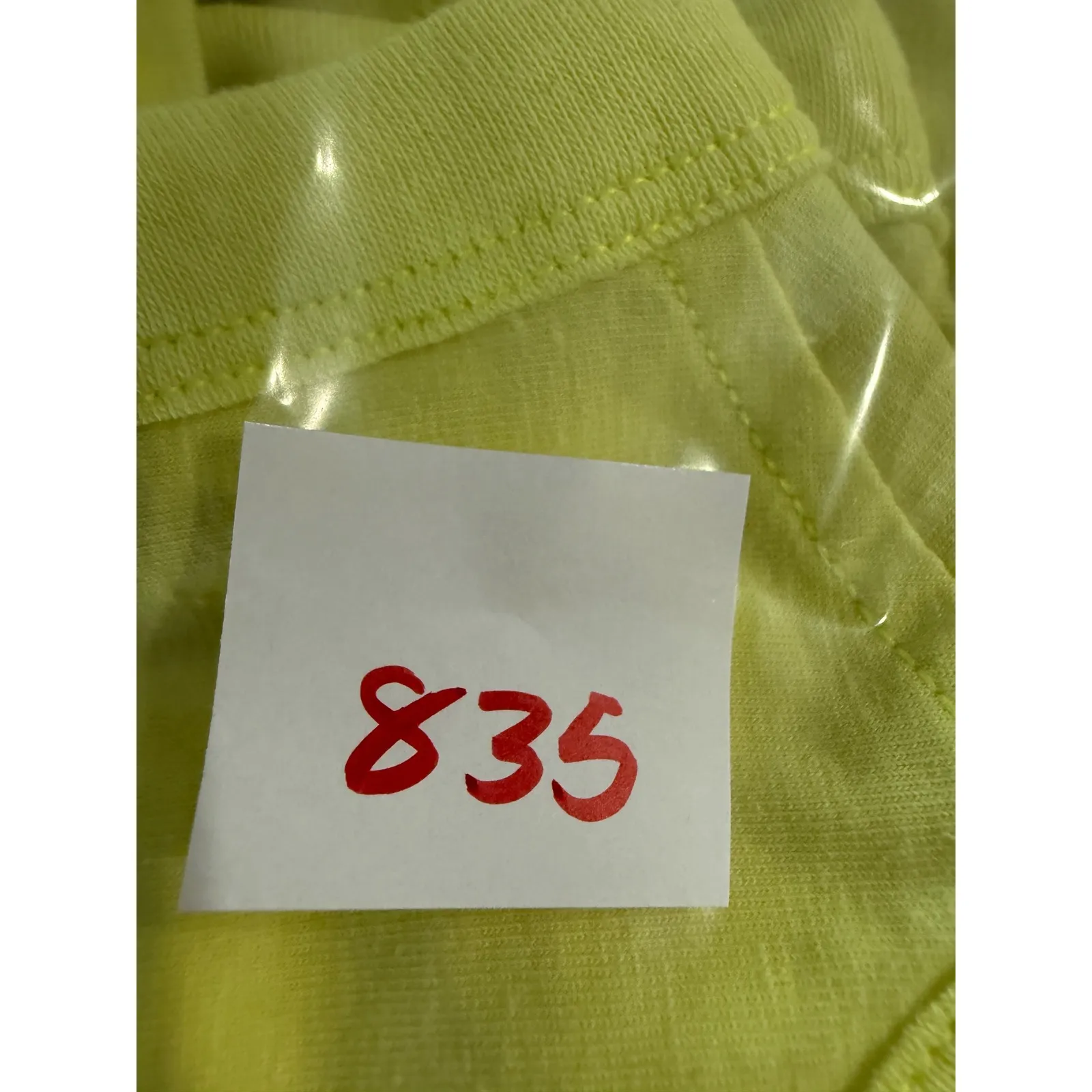 Lululemon Light Yellow Athletic Tank Top Women's Size 6 - Image 6