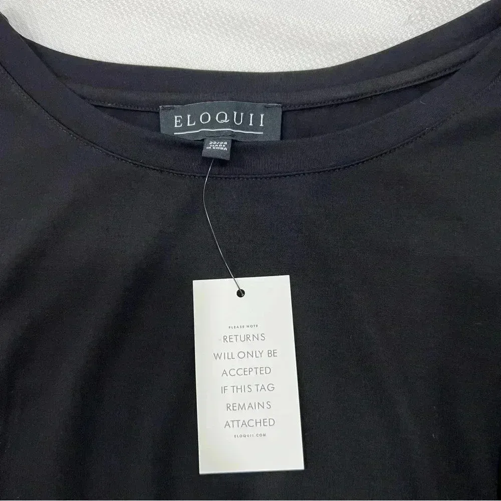 Eloquii  Blouse Draped Front 22/24 - Image 9