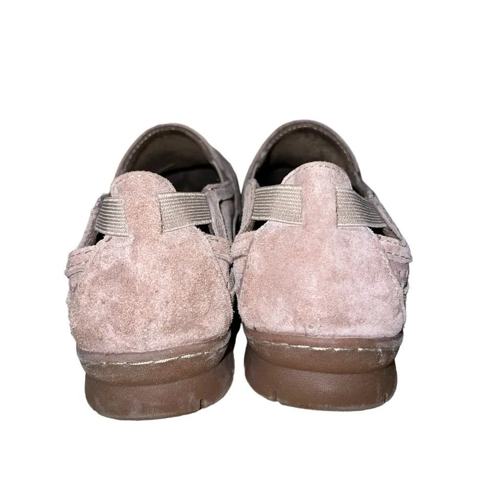 B.O.C. Tan suede slip on shoes size 7 - Image 7