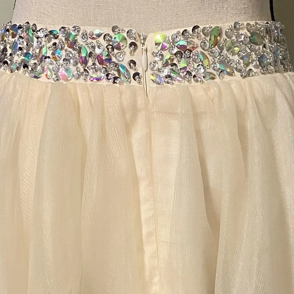 Size 28 boutique recital cocktail party bridal shower New Years skirt - Image 3
