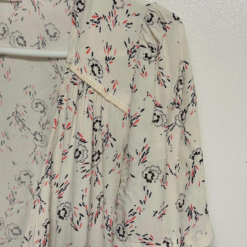 Sessin Chicama‎ cross over dress, printed viscose crepe - Image 7