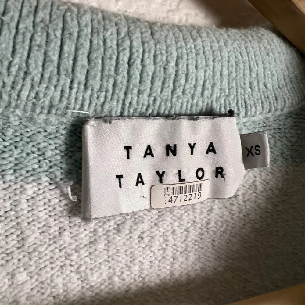 Tanya Taylor Maise Blue White Stripe Collared Pullover Sweater XS - Image 11