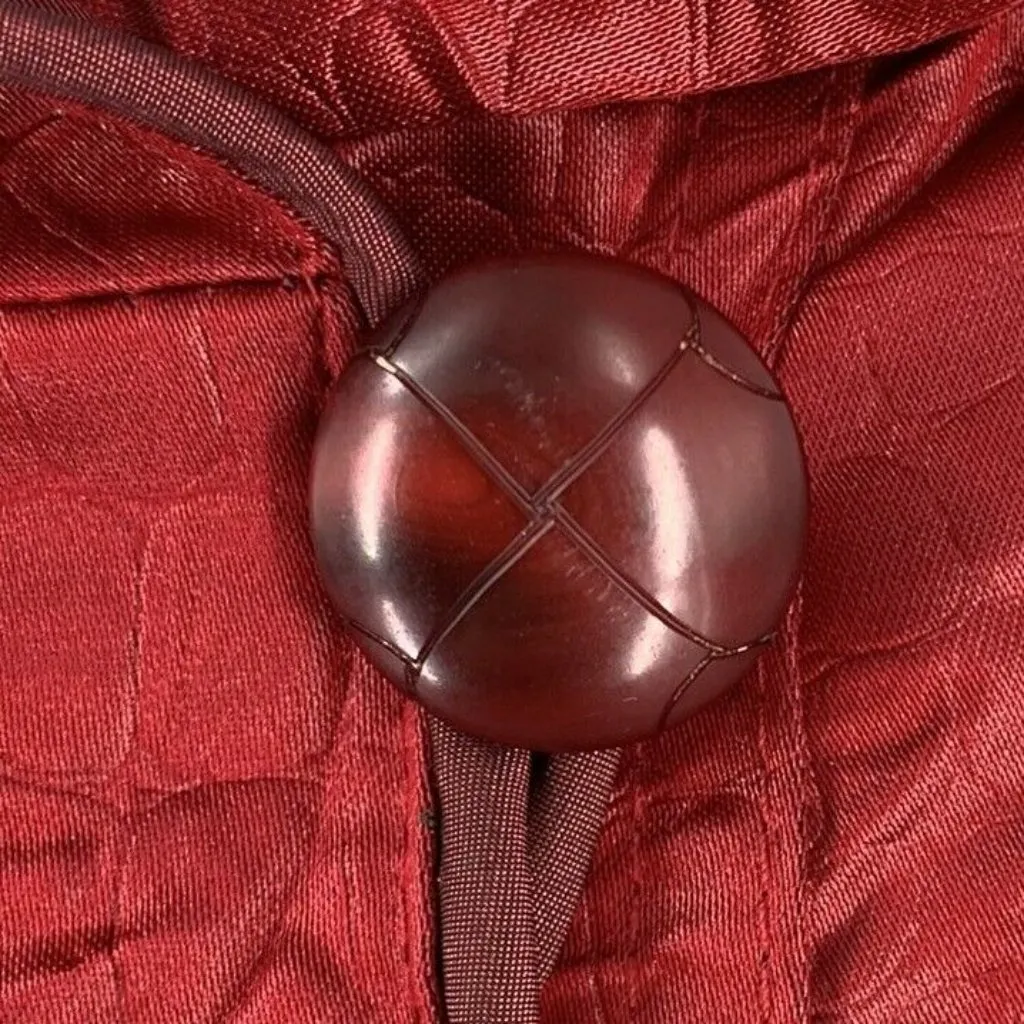 Myra Pac ONE Cranberry Red & Maroon Reversible Hooded Jacket Raincoat Size M - Image 5