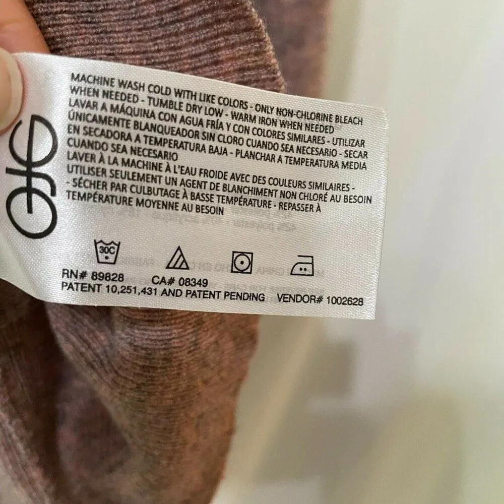 Ella Moss Womens Maggie Brown Crew Neck Sweater Womens XL Heathered Fall Casual - Image 9