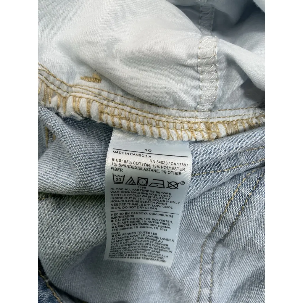 Womans Excellent Cond. Old Navy Wow Boyfriend Light Blue Jeans Size 10 0200/B-5 - Image 4