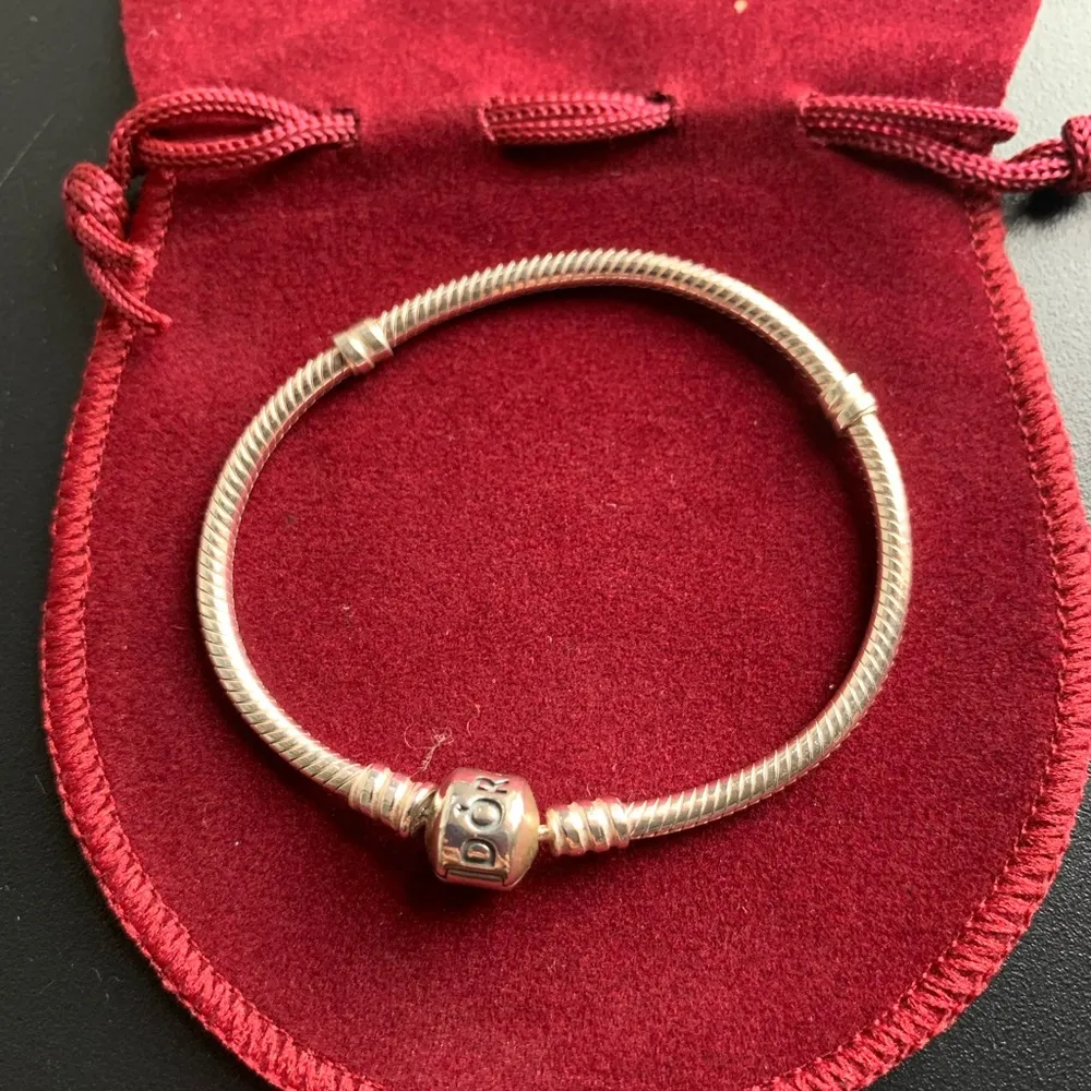 Pandora  Silver Snake Chain Bracelet - Image 4