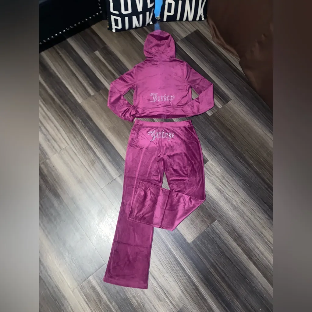 Juicy Couture  Velour  Set in Purple y2k - Image 3