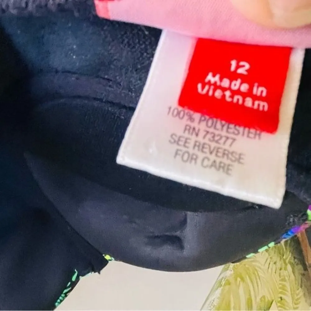 ELLE Swimsuit One-Piece Push-Up Ruched Floral Multi-Color swim wear bathing suit - Image 7