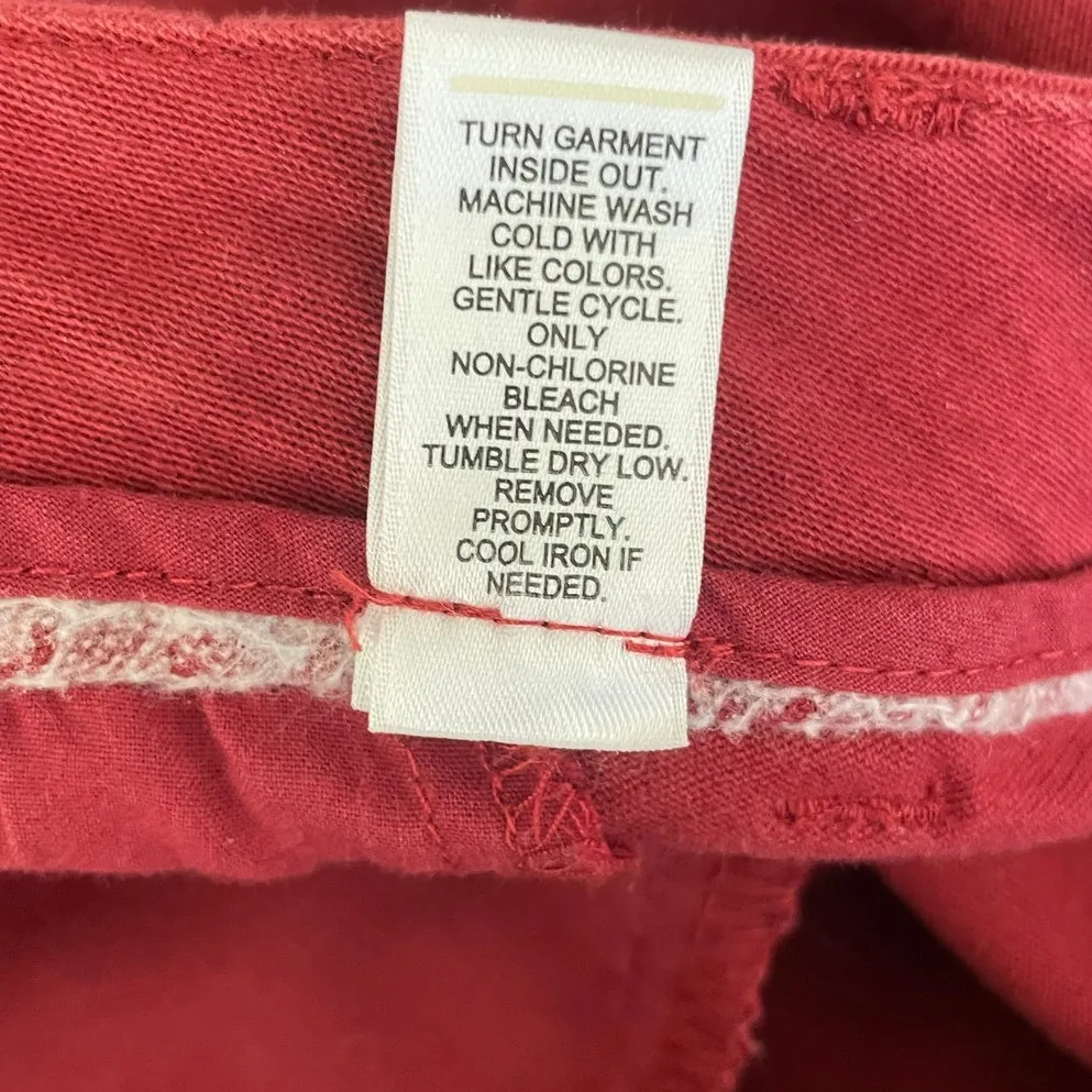 Cato Women Pants 20W Rust Tapered Leg Twill‎ Pockets Comfy Casual Travel Office - Image 9