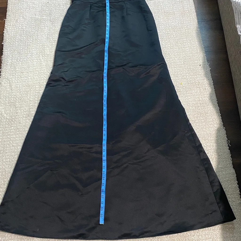 Hayley Paige Occasions Black Halter Maxi Dress - Image 8