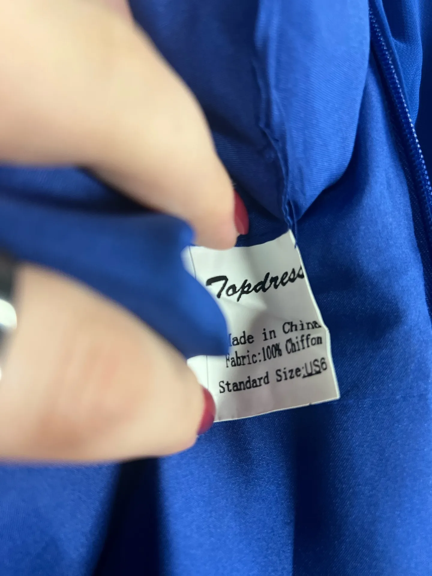 Mini royal blue dress Size 6 - Image 7