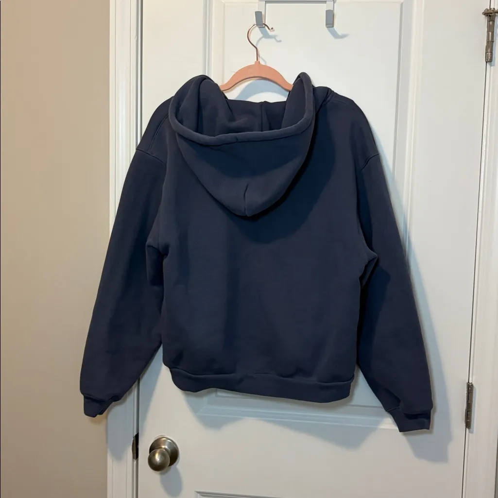 Sweaty Betty Powerhouse Full Zip Up Hoodie Blue Size Medium - Image 8