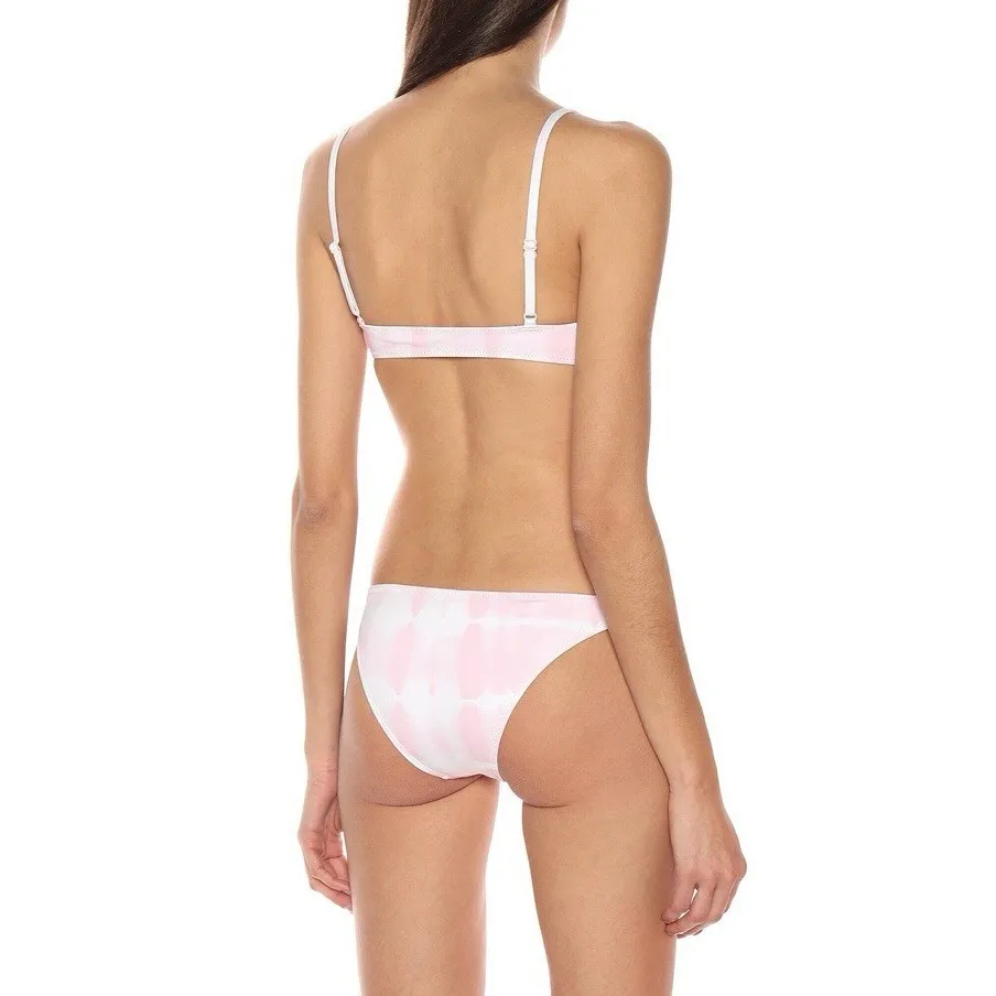 Solid & Striped The Rachel Bikini Set EUC Size S Pink Tie Dye - Image 2