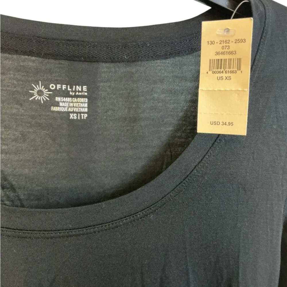 Black Long Sleeve Top - Image 3