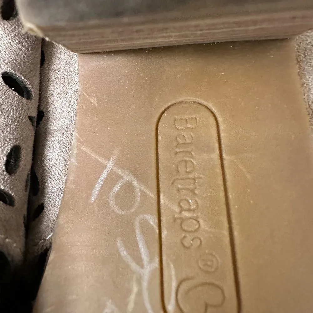 Baretraps Ilene suede open toe sling back sandal - Image 4