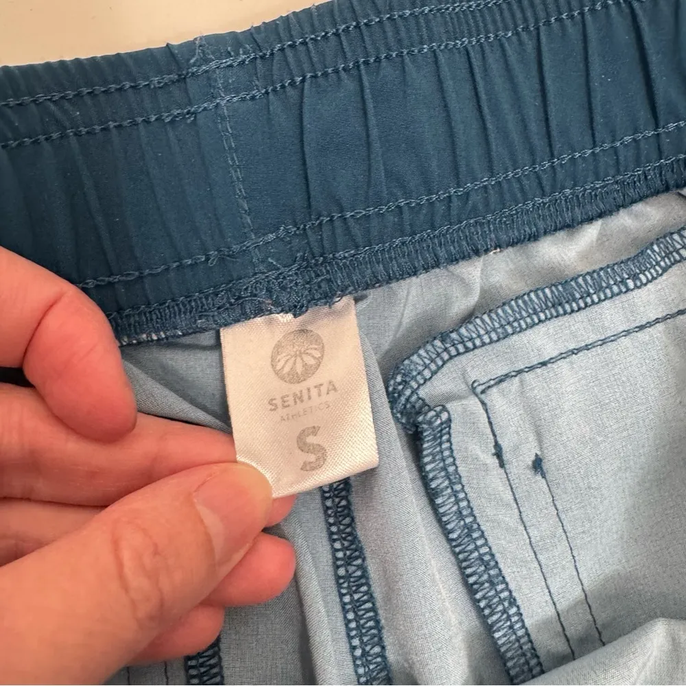 Senita Athletics Emerald Teal Athletic Shorts Size Small - Image 3