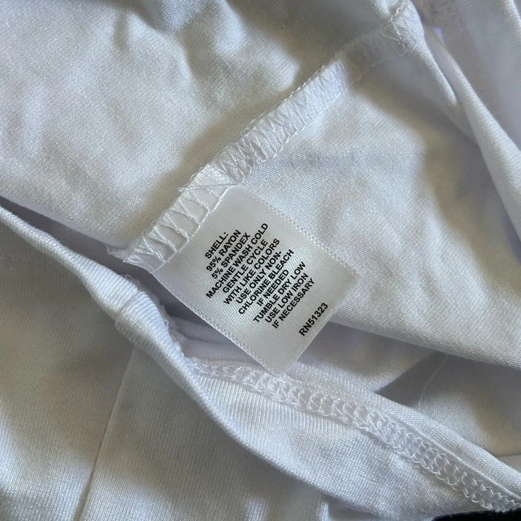 Halogen Classic White Long Sleeve Tee – NWT sz XS - Image 6