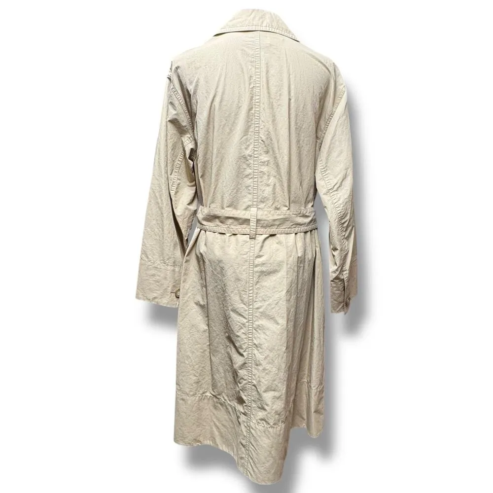 Vince Drapey Tech Belted Trench Coat MSRP $545 Beige XL - Image 6