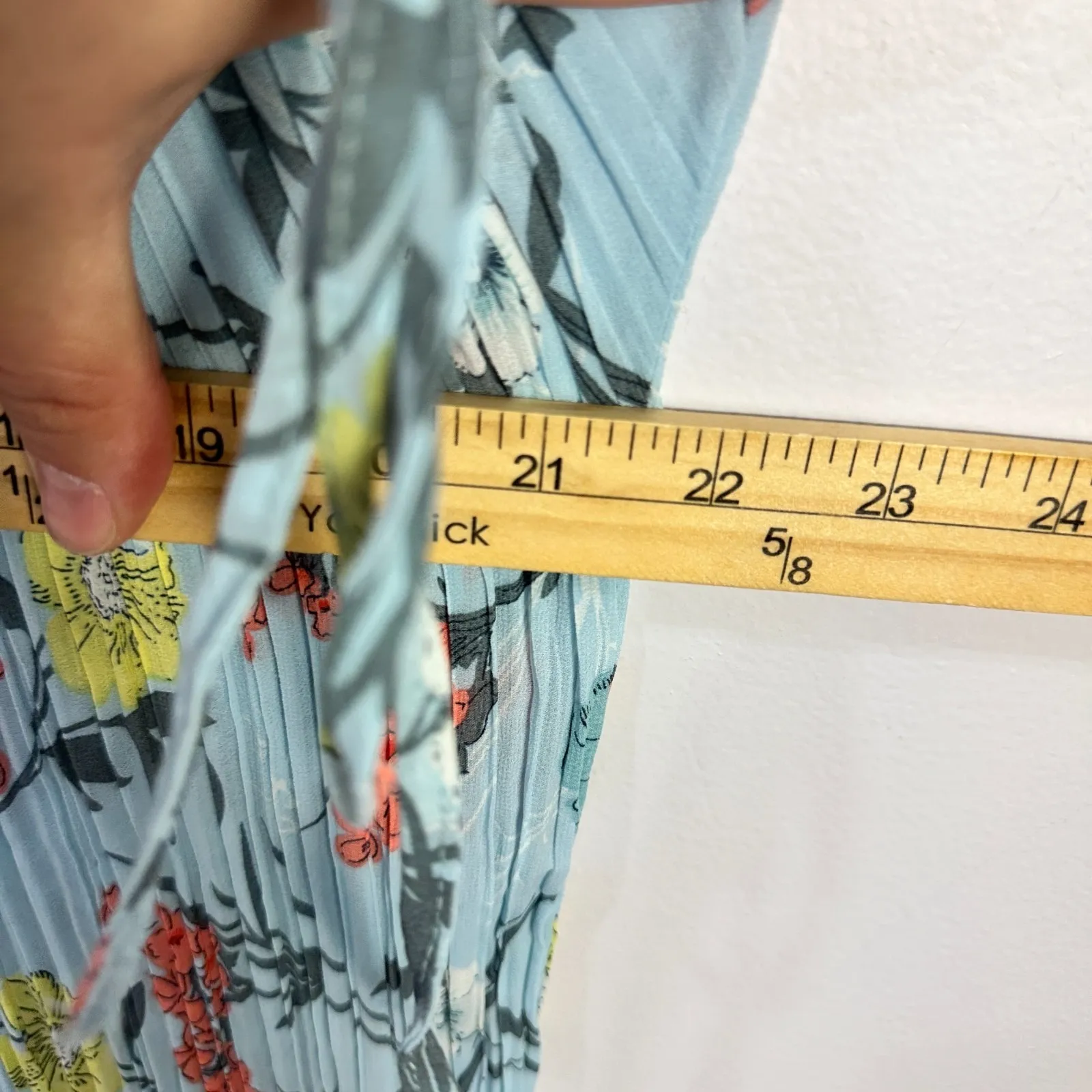 Suzanne‎ Betro M Floral Pleated Blouse Top Boho Cottagecore Fairy Romantic NWT - Image 4