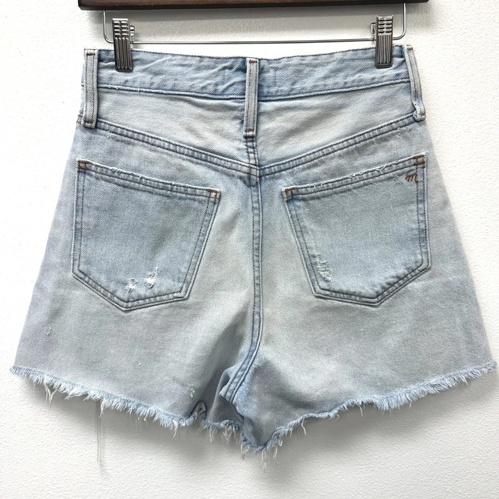 Madewell The Curvy‎ Mom Jean Shorts in Flintwood Wash Size 25 - Image 3