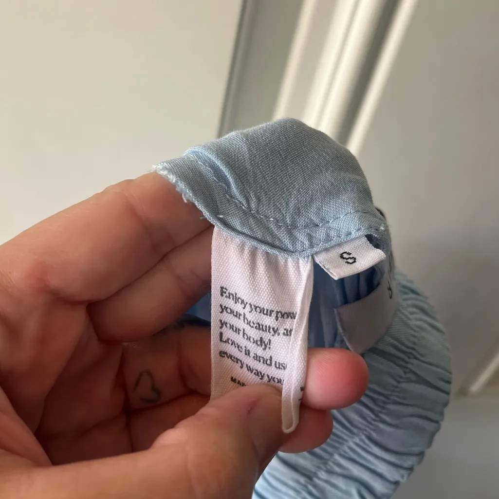 Sleeper Pants Medium Womens Blue 100% Nylon Tulle Trim Flared size small - Image 4