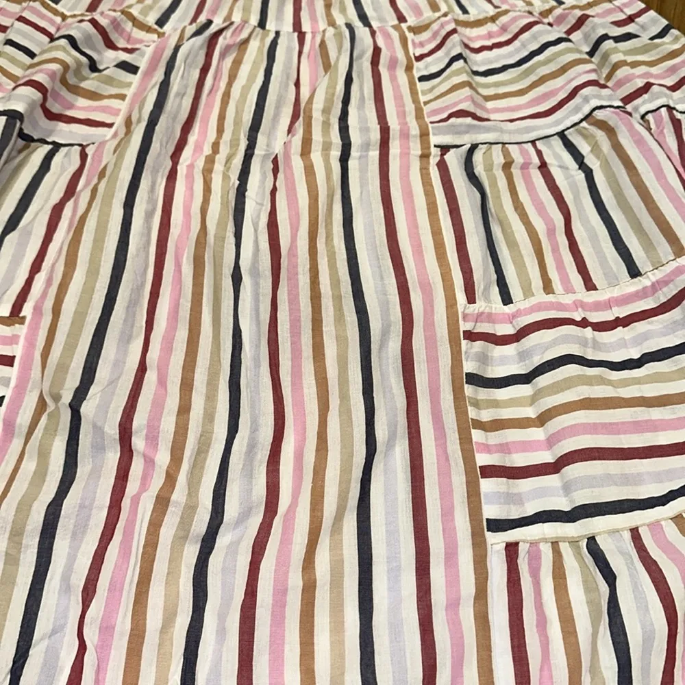 Xirena Dylan Cotton Striped midi Maxi Dress // Size Small le Marais maternity Blue Size M - Image 6