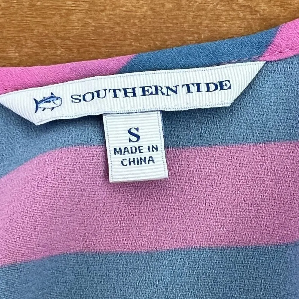 Southern tide, women’s size small, Striped, Sleeveless, scoop, neck, dress ￼‎ - Image 6