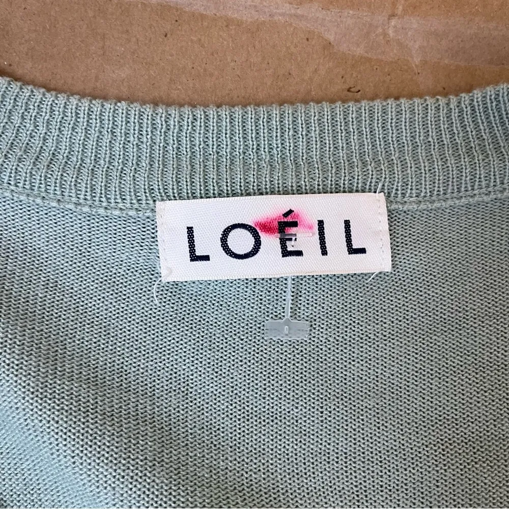 LOEIL CECILIANE CARDIGAN in MINT Green Size undefined - Image 8