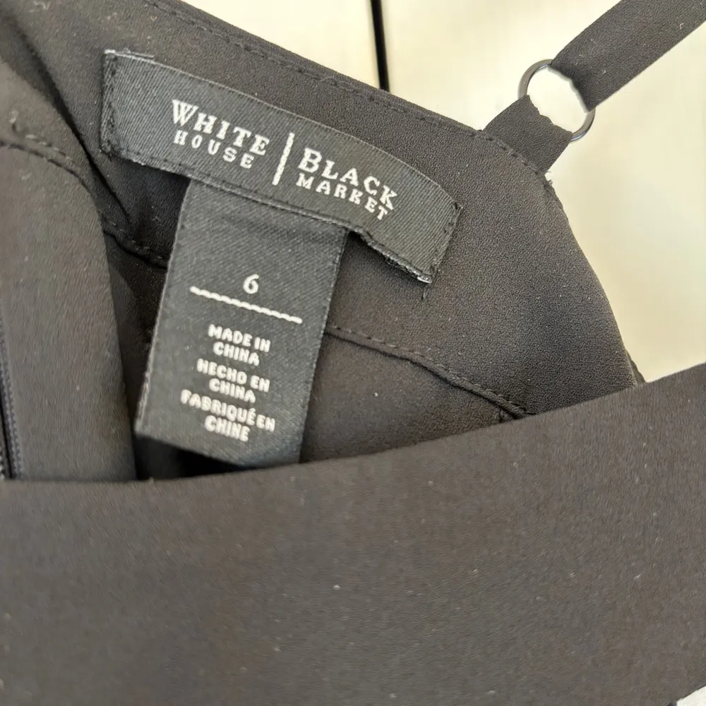 White House Black Market WHBM Floral Summer Maxi Dress Pleated Adjustable Size 6 - Image 10