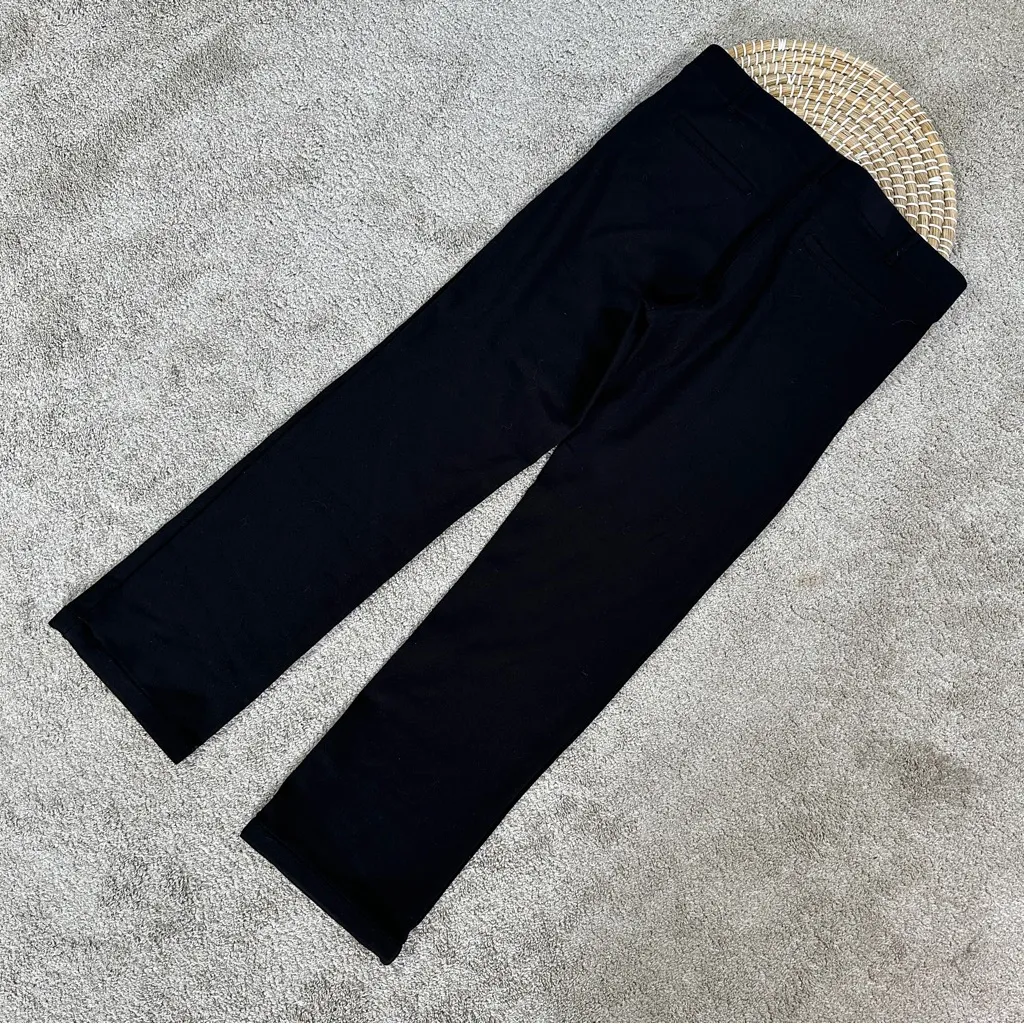 Betabrand Women’s Classic Dress Pant Yoga Pants Straight Leg Stretch in Black MP - Image 7