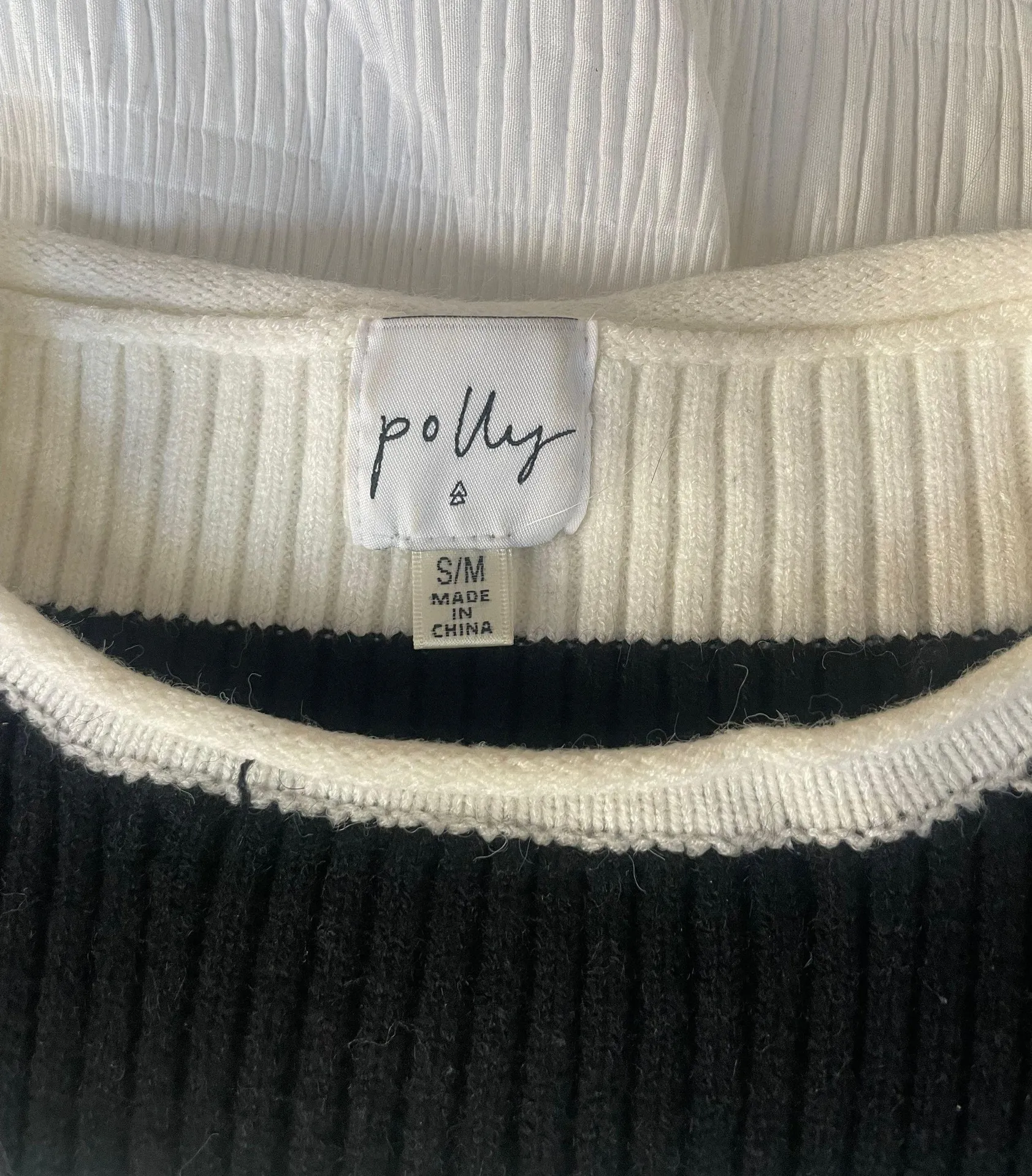 LONDON BRIDGE SWEATER WHITE/BLACK - Image 6