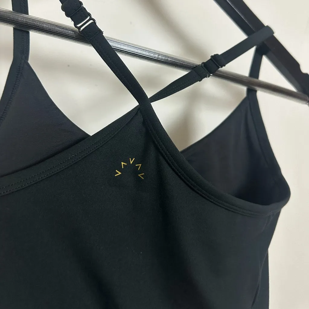 VARLEY Always Surrey Longline Sports Bra in Black Size Small - Image 5