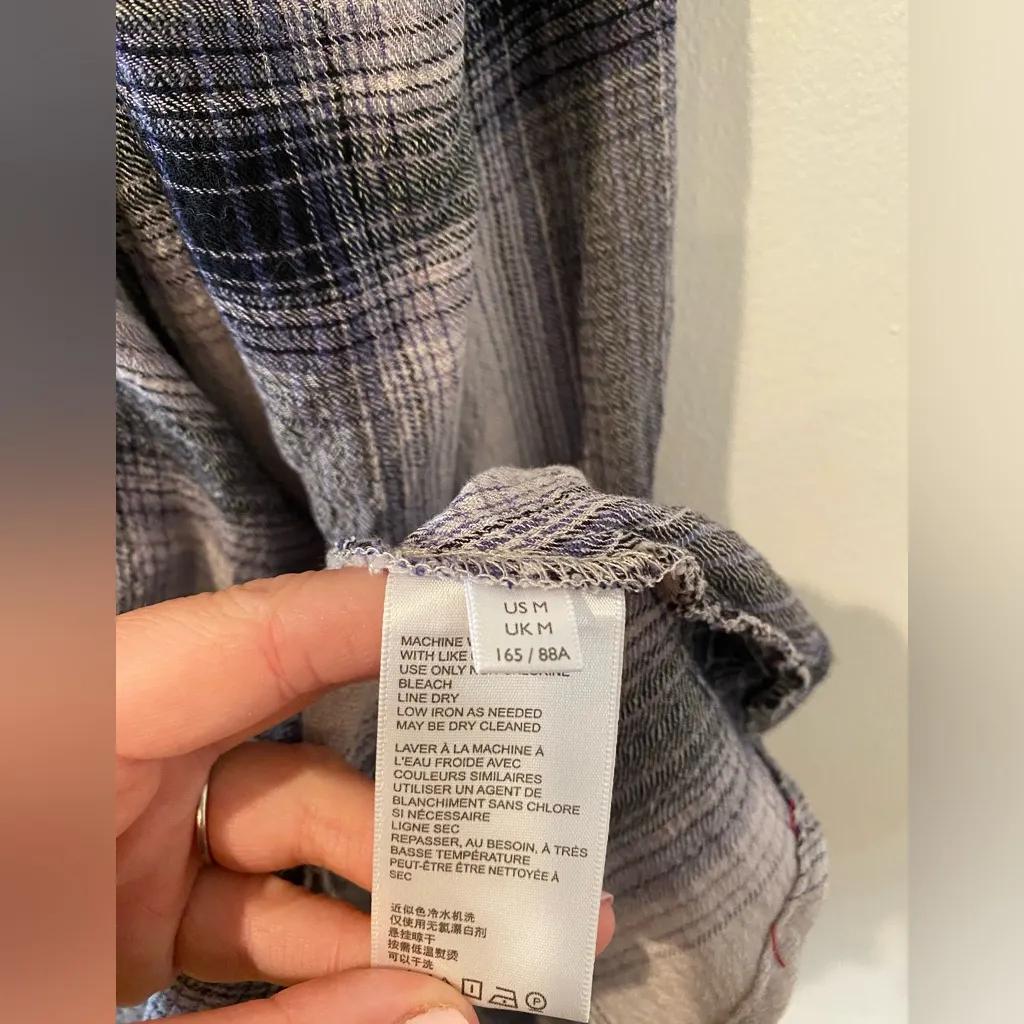 UO Lachlan Flannel Smocked‎ Mini Dress - Image 5