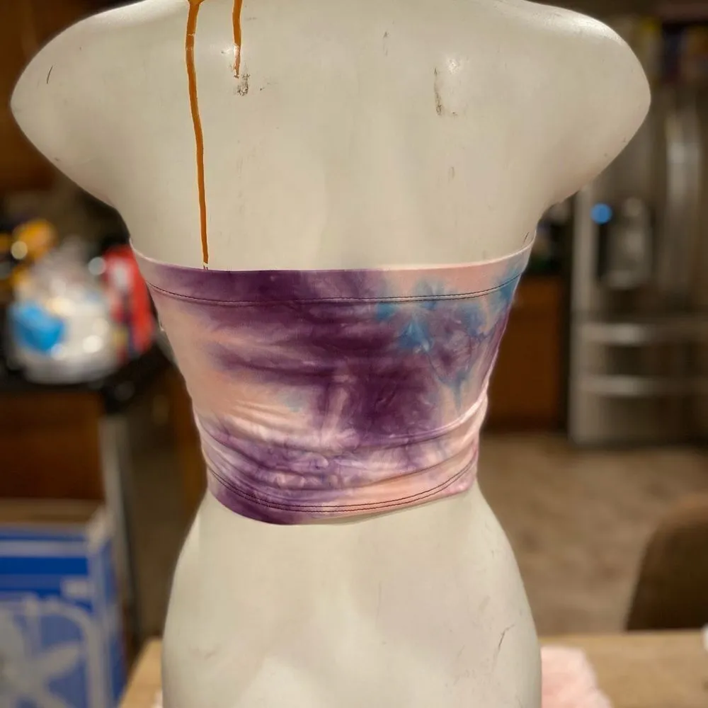 Tube crop top Purple - Image 2