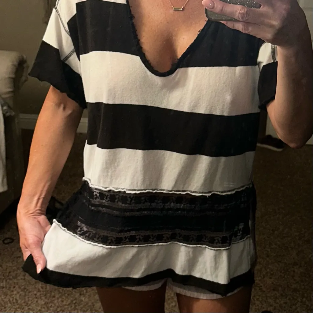 Vintage free people v neck tunic - Image 5